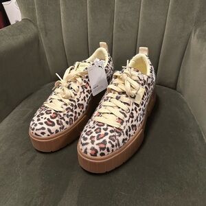 Puma Mayze Leopard Print Platform Sneakers